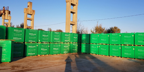 Газосиликатные U-блоки (П-блоки) ВКБлок 500х200х250, D500